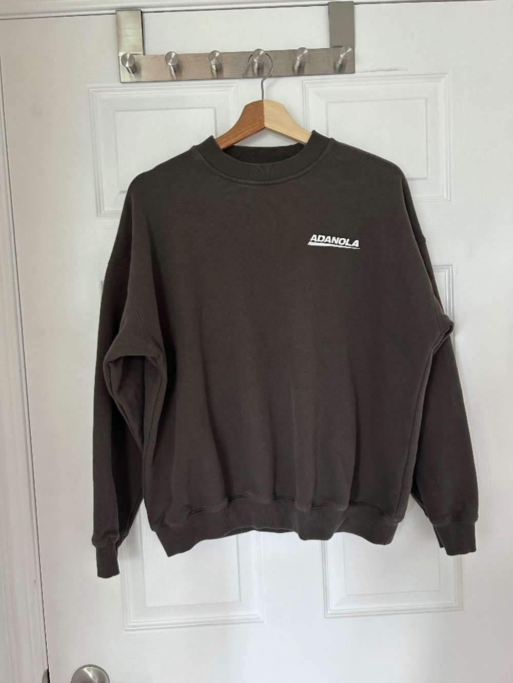 Adanola Oversized Sweatshirt - Forest Brown - S